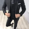 All Black zwarte kostuumpak grote maten tot 3XL
