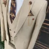 Beige pak heren