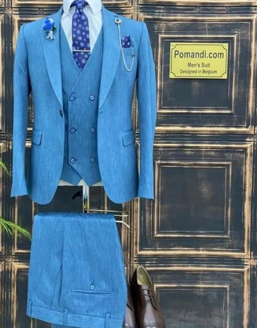 Blauw pak