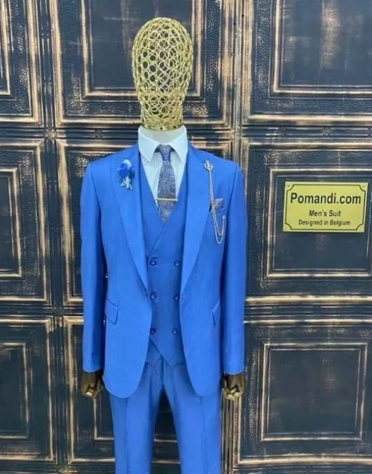 Blauw Pak Heren
