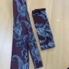 bordeauxrode stropdas met patroon