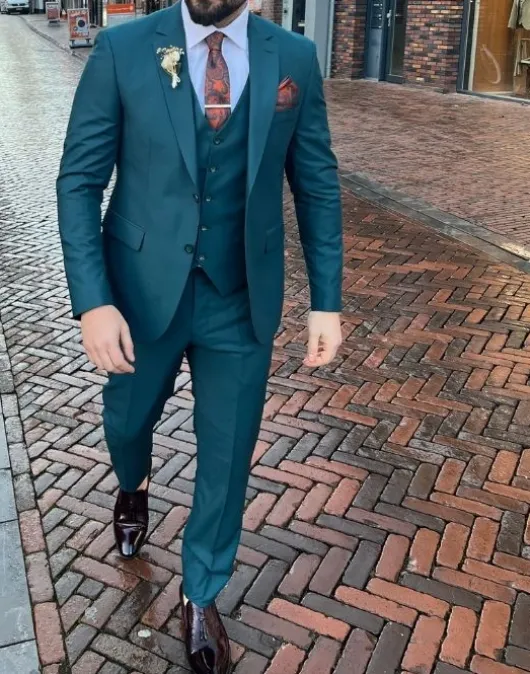 Donker Groen Kostuum