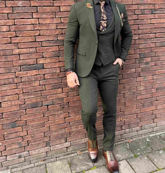 Kaki Groen Pak