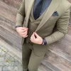 Olijfgroen Trouwpak
