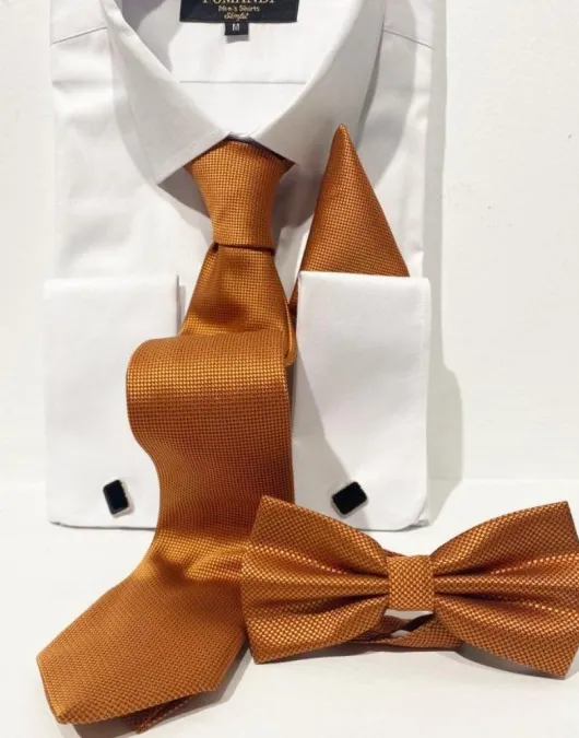 ST11 Oranje Stropdas/vlinderdas
