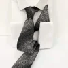 ST6 Zwarte das met zilver patroon