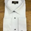 Wit overhemd met manchetknopen / tuxedo overhemd