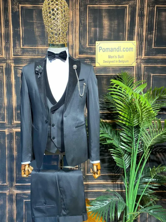 Zwart Tuxedo fluweel