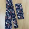 Zwarte stropdas met elegant patroon
